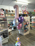 Foil Number Balloon with Helium