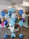 Welcome Home Personalised Giant Clear Balloon