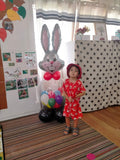 Easter Giant Stuffed Balloon Filled with Small Mini Balloon Only