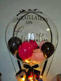 Personalised Graduation Hot Air Balloon